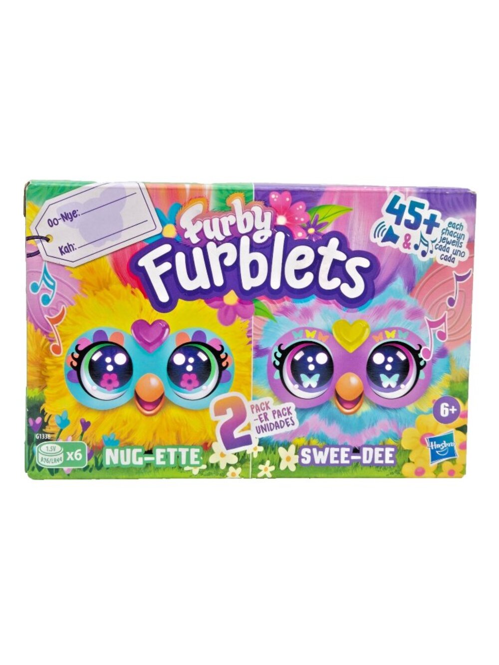Hasbro Furby Furblets Spring 2-Pack Interactive Mini Plush Electronic Toy New